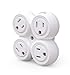 360 Electrical 36031 Revolve Basic 4 Rotating Adapter Multi-Outlet, No Size, White