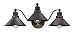 Kira Home Welton 25.5" Modern Industrial 3-Light Vanity/Bathroom Light, Brushed Dark Industrial Bronze Finish