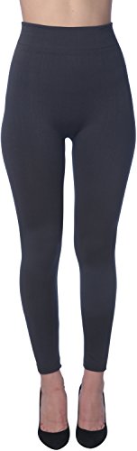 Active Club Women's Fleece Lined Leggings - Seamless High Waisted soft Brushed - Thumbnail 6