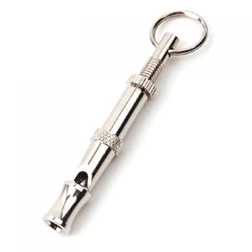 Imported Training UltraSonic Sound Dog Whistle Silver Color