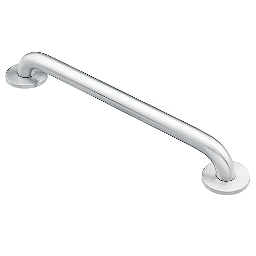 Moen LR8724PS Bathroom Safety 24-Inch Stainless Steel Bathroom Grab Bar, Stainless