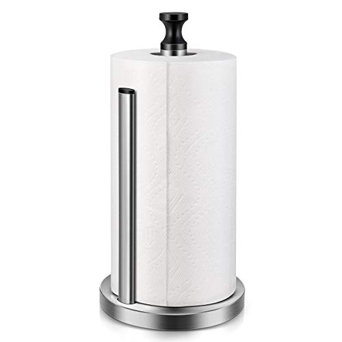 Homemaxs Paper Towel Holder Dispenser,Kitchen Paper Towel Holders Easy