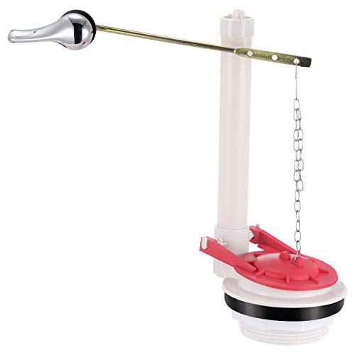 Canomo 3" Toilet Hinge Flapper Replacement with Stainless Steel Chain