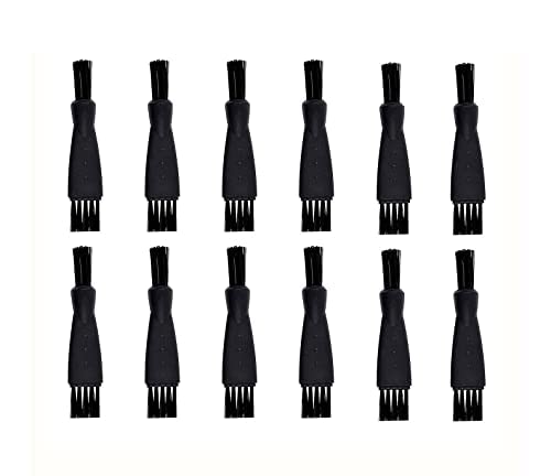 Jieddey Shaver Brush,12 PCS Electric Shaver Razor Clipper Nylon Clipper Cleaner Electric Razor Bristles Hair Remover Shaving Razor Brush Replacement for Mens Man