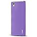 J&D Case Compatible for Xperia L1 Case, Drop Protection Slim Cushion Shock Resistant Protective TPU Slim Case for Sony Xperia L1 Bumper Case, Purple