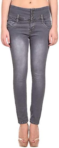 fourgee Womens Denim Jeans (HIGH Waist)
