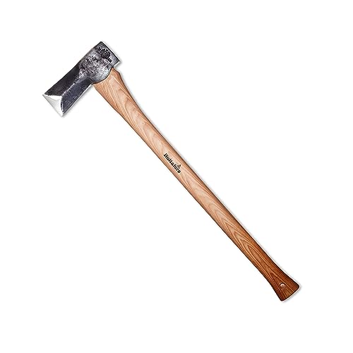 Handgeschmiedetes Spaltaxt Hult 705mm aus schwedischem Qualitätsstahl I Hultafors I Geschmiedet in Schweden I 2020g Premium Axt mit Hickory Holzstil &