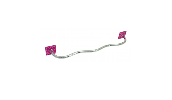 Cm baños IKE10WW - Ike toallero recto, color morado ondas ...