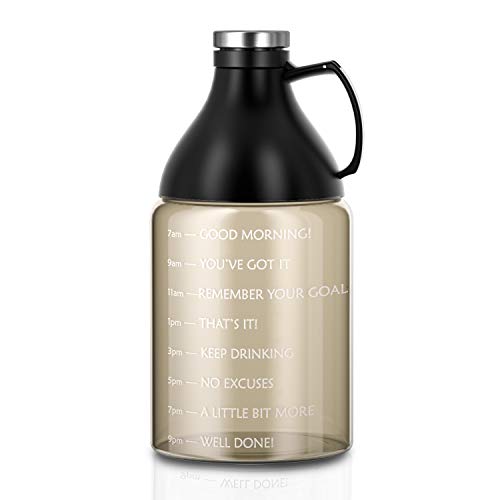 2021 New 1/2 Gallon Water Bottle ReachBottle MB001S Motivational Large