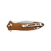 GANZO Firebird FH51 Pocket Folding Knife G10 Handle with Clip D2 Steel Blade Hunting Fishing Camping Outdoor EDC Knife (Brown)
