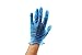 Healthstar Anti-Microbial Vinyl Blue Gloves Large, Disposable, Powder Free, Industrial Quality, Comfortable (Box of 100)