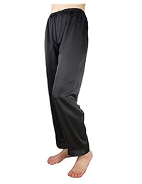 Pijama largo de seda de satén para dama