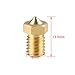 EAONE 14PCS M6 3D Printer 0.2mm 0.3mm 0.4mm 0.5mm 0.6mm 0.8mm 1.0mm Extruder Brass Nozzle Print Head for E3D Makerbot (2pcs/Each Size)