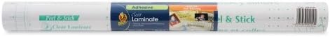 Wholesale CASE of 20 - Duck Brand Peel &amp; Stick Laminate Roll-Laminate Roll, Peel and Stick, Permanent, 18"x24', Clear
