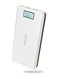 ROMOSS Power Bank Sense 6 Plus 20000mAh Fast Charger Power Pack External Charger Dual-USB Port Charger for iPhone iPad Apple Samsung Android Phone