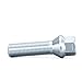 10pcs Extended Silver 12x1.5 Lug Bolts (45mm Shank Length, Cone Seat) Not OEM Length - Compatible with BMW 128i 135i 318i 320i 325i 328i 335i M3 525i 528i 530i 535i M5 Z3 Z4 E36 E46 E60 E90 E92 E93