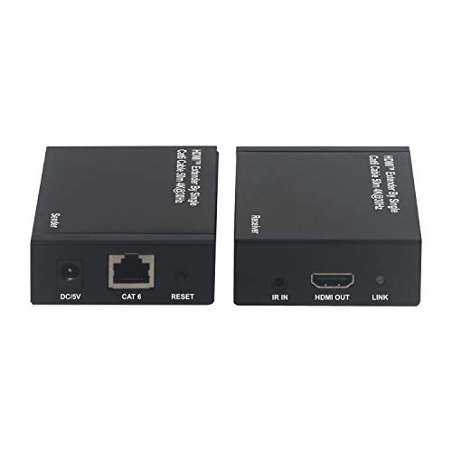 image for Portta HDMI UHD Extender by Single CAT6 Cable 50m (164 ft) 4K@30Hz HDC