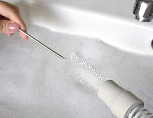 iGuerburn CPAP Tube Cleaner CPAP Hose Tubing Cleaning Brush (38.5inches) -2 in 1 Handy CPAP Mask Brush Stainless Steel - Thumbnail 3