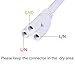 Maxmoral 2-Pack 1m 3Pin T5 T8 LED Tube Power Extension Cable with On/Off Switch 2-Core LED Integrated Lights Connector Power Adapter 3-Hole