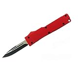 Mini keychain firecracker knife red