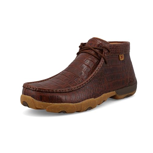Twisted X Men's Chukka Driving Moc, Moc Toe, Ginger, 13 M Image