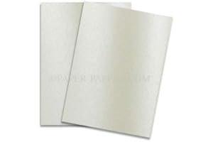 2PBASICS PaperPapers Pearlescent, Metallic 8.5X11 Letter Size 32T Specialty Paper, Lightweight foldable multi-use - Champagne,200-PK