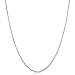 Kooljewelry Sterling Silver 1.1 mm Round Wheat Chain Necklace (18 inch)