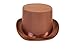 Dress Up Party Costume TOP Hat (Brown)