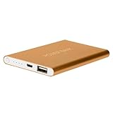 Kshion Ultrathin 12000mAh Portable USB External Battery Charger Power Bank For Cell Phone (Gold)