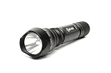GT-LITE CREE LED 500 Lumen Tactical Flashlight, Light Lamp for Emergency/Safty/Security, 3 brightness levels plus strobe, battery included- Black