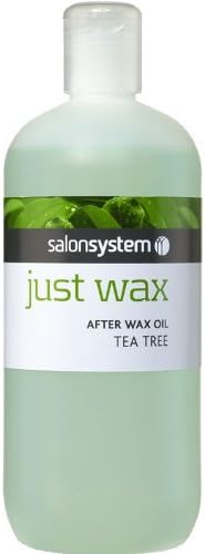 Salon System 500ml Just Wax Tea Tree After Wax Oil, Clear, 500 ml (Pack of 1)