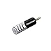 Excelvan Mini Flexible Portable Microphone for Apple iPhone Android & Windows, Studio, Interview, YouTube, Video Recording with 3.5mm Plug Mobile Mic with Y Splitter， Silver+Black