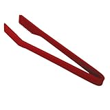 Kuhn Rikon10-Inch Large Silicone Chef's Tongs, Red