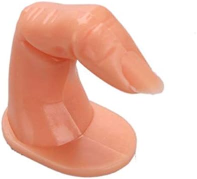 Practice Finger for Acrylic Gel and Nail Art False Tips Display Tool,Practice Nail Model for Beginner(with nails)