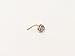 Tiny Opal Nose Stud Gold Silver Piercing 22 gauge