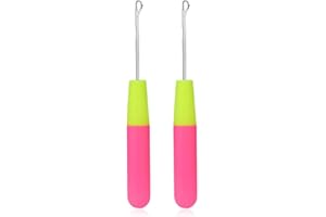 ALINCAS Crochet Braid Hair - Knot s - curl, Crochet Needle (Combo) Small Hook and Big Hook Crochet Needle 2 Pieces