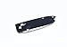 Ganzo G746 Tactical Folding Knife 440C Stainless Steel Blade G10 Handle with Clip Axis Lock Camping Travel Fishing Hunting Outdoor EDC Knife (Black)
