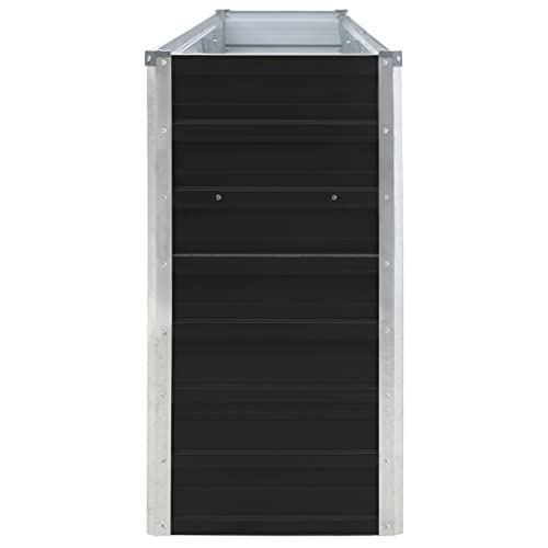 vidaXL Hochbeet Gartenbeet Pflanzbeet Frühbeet Pflanzkübel Pflanzkasten Blumenkübel Gemüsebeet Blumenkasten 320x40x77cm… – Bild 5