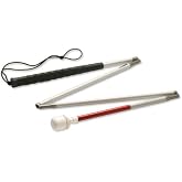 Ambutech Alum 4-Sec Folding Cane-Marsh Roller-48in