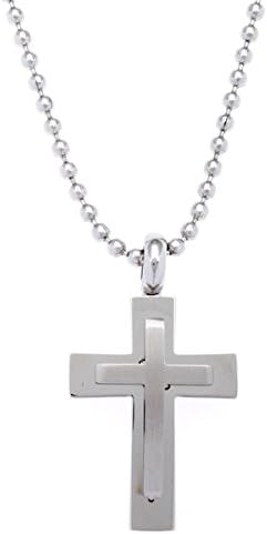 The Mens Jewelry Store Hombres de Acabado Satinado Apilados ...