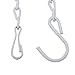 Hanging Chain, 9.5 Inch, 4-Pack, White, for Bird Feeders, Planters, Fixtures, Lanterns, Suet Baskets, Wind Chimes and More! Outdoor/Indoor Use…