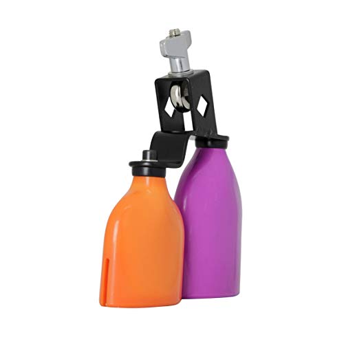 Smartlove1P Two-Color Medium-Sized Wooden Fish Cow Bell high-pitched Wooden Fish, Double-Color Cattle Percussion Orff Musical Instrument - Thumbnail 7