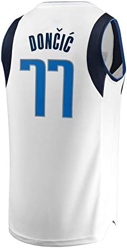 WestStory Luka Doncic Dallas Mavericks Fanatics Fast Break Men's Unisex Sleeveless Dallas Mavericks Replica Jersey - Association Edition - White