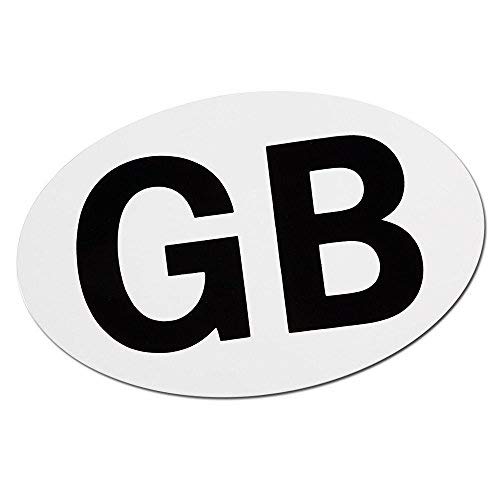 UK Magnetic Car Stickers for Europe, Fully Magnetic for European Roads, Self Adhesive Magnet UK Plate Stickers, Easy to Attach and Remove without Scratching