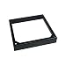 Phobya Radiator Shroud for 120mm Fans, 20mm Height, Black primary