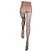 Truform Sheer Compression Pantyhose, 8-15 mmHg, Women's Shaping Tights, 20 Denier, Beige, Medium