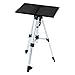 Aluminum Tripod Projector Stand with Plate, Adjustable Laptop Stand, Adjustable Height 17” to 46”thumb 2