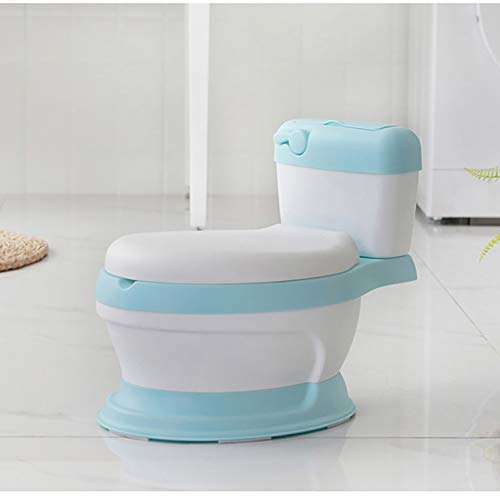 Nesee Potty Toilet Trainer Seat for Toddler Boys & Girls - Adjustable Toilet Trainer Seat (Blue)