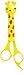 JAPONESQUE Hair Shears, Giraffe