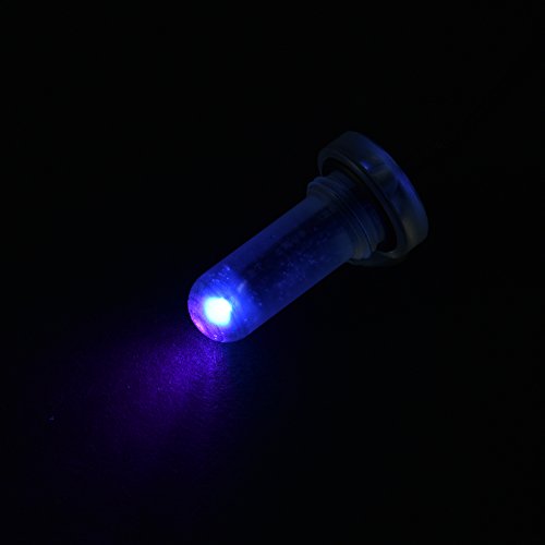 Richer-R Water Cooling LED Light, 1pc G1/4 Thread PC Computer Pillar Water Cooling Tank System LED Light Lamp (UV Purple)